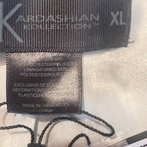 Kardashian Kollection Leopard Print Blue Black White Tailored Blazer Size XL NWT - Picture 11 of 12